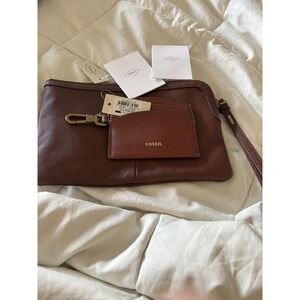 Fossil Sofia Card Case AND wristlet NWT set